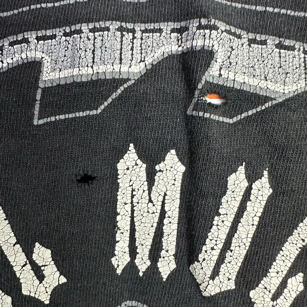Y2K Metal Mulisha T Shirt Faded Black Large Worn Goth Emo - Picture 6 of 16